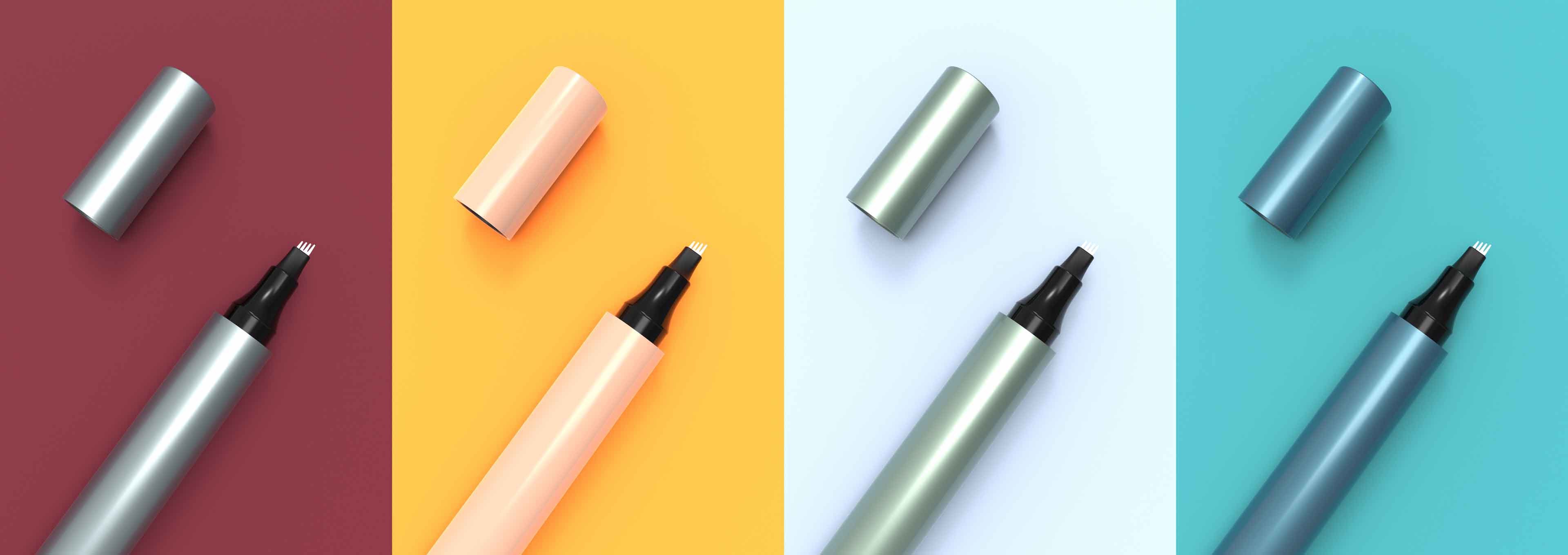 Кажете сбогом на купчина инструменти за грим! Този молив за вежди с два края и четка за контур позволява дори на начинаещи да постигнат естествено дефинирани вежди.